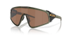 Oakley Latch Panel Sunglasses - Olive Ink w/Prizm Tungsten