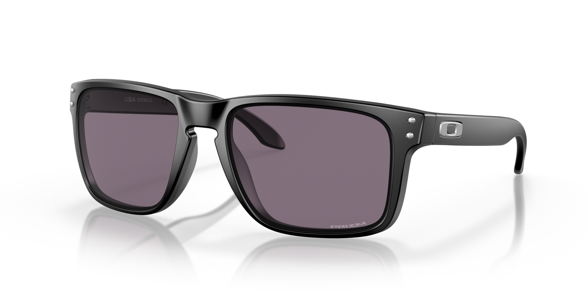 Oakley Holbrook XL Sunglasses - Matte Black w/Prizm Grey