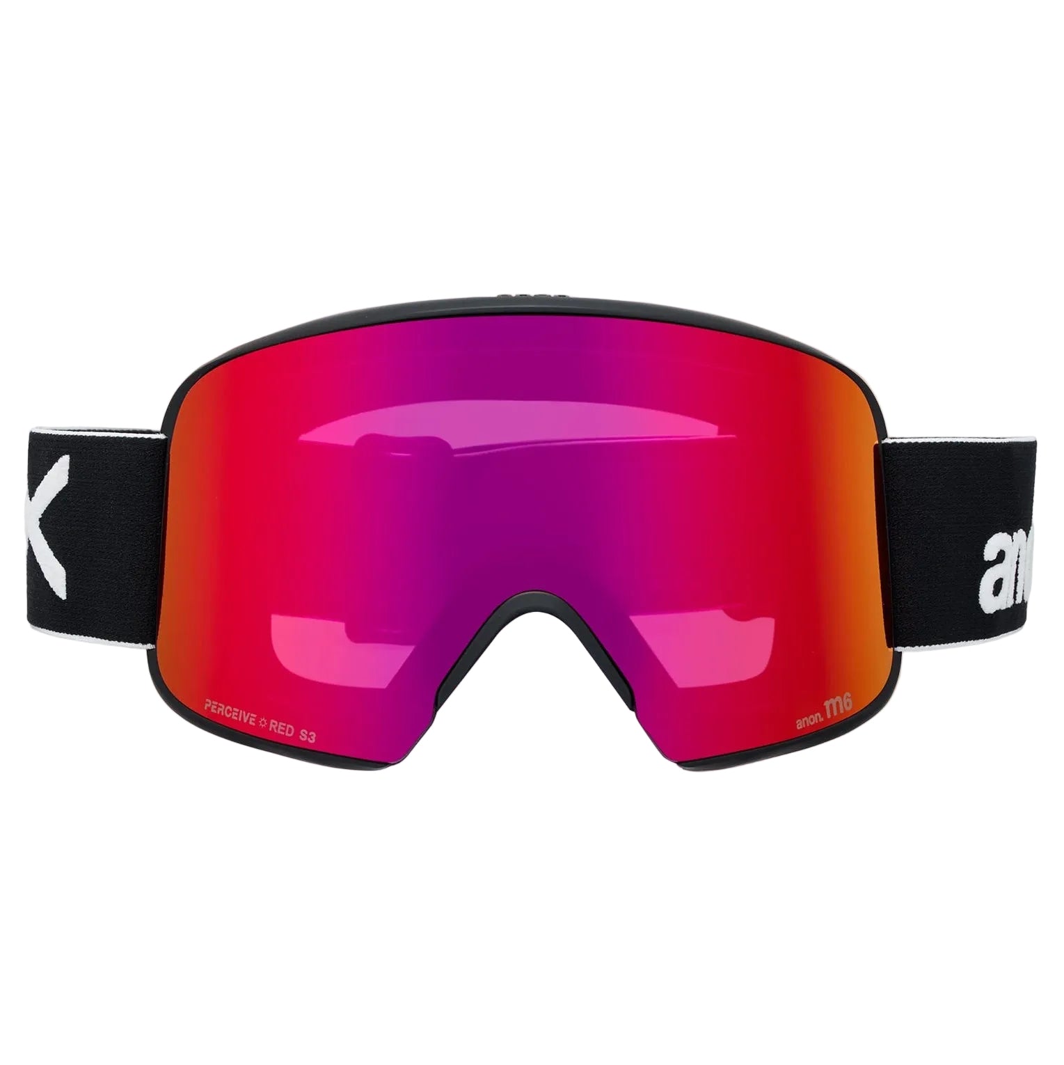 ANON M6 goggles - Black w/ Sunny Red