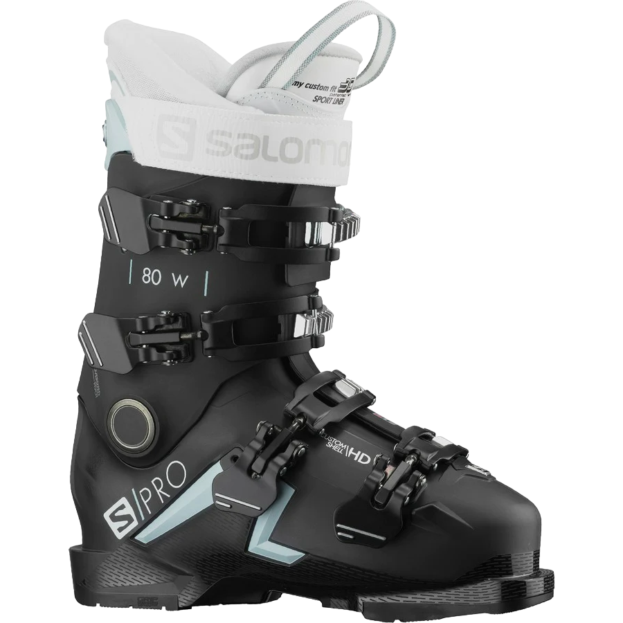 Salomon S/Pro 80 Ski Boots Womens - Black White
