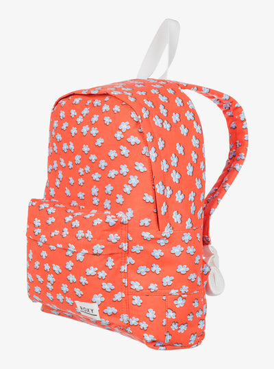 Roxy Sugar Baby Canvas Backpack - Tiger Lily Flower Rain