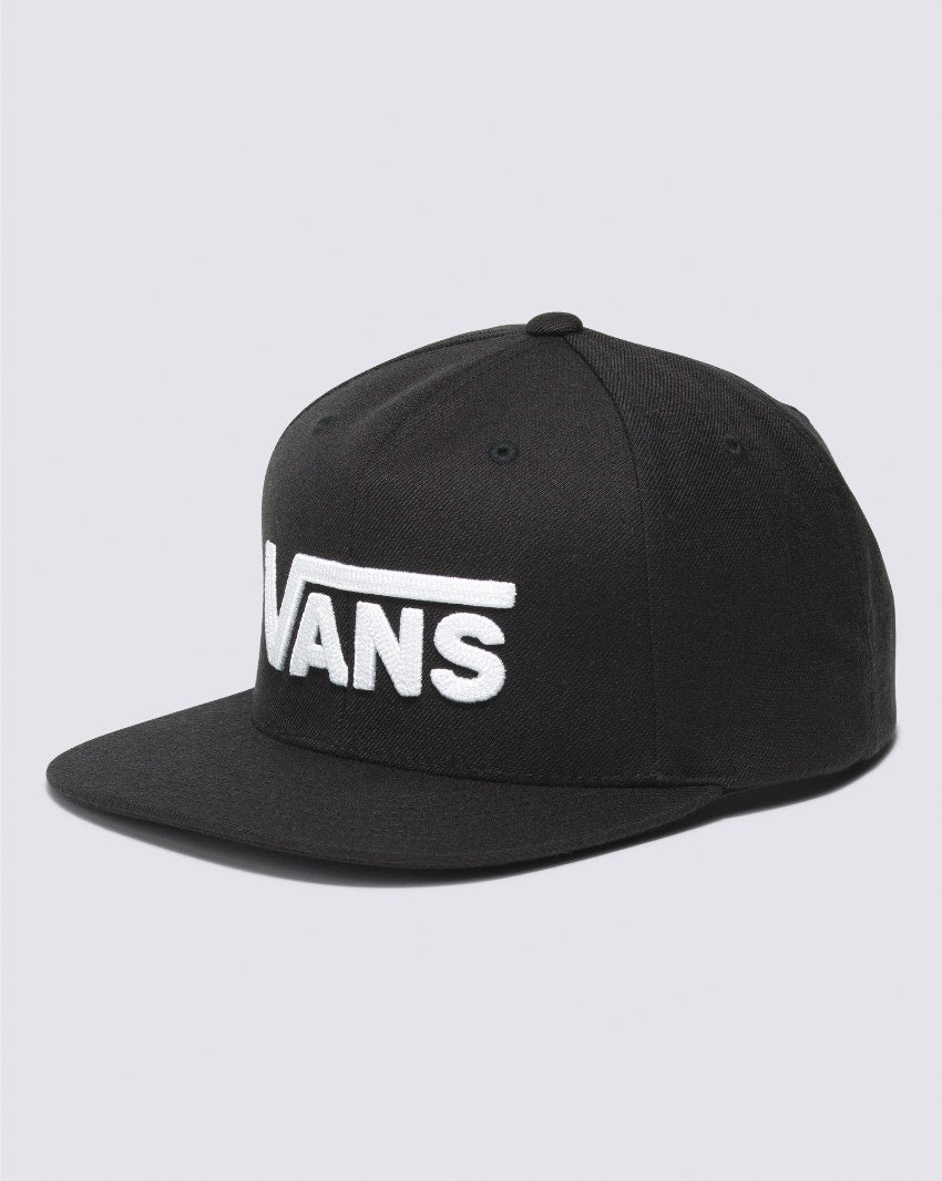 Vans Drop V Snapback Cap Mens - Black White