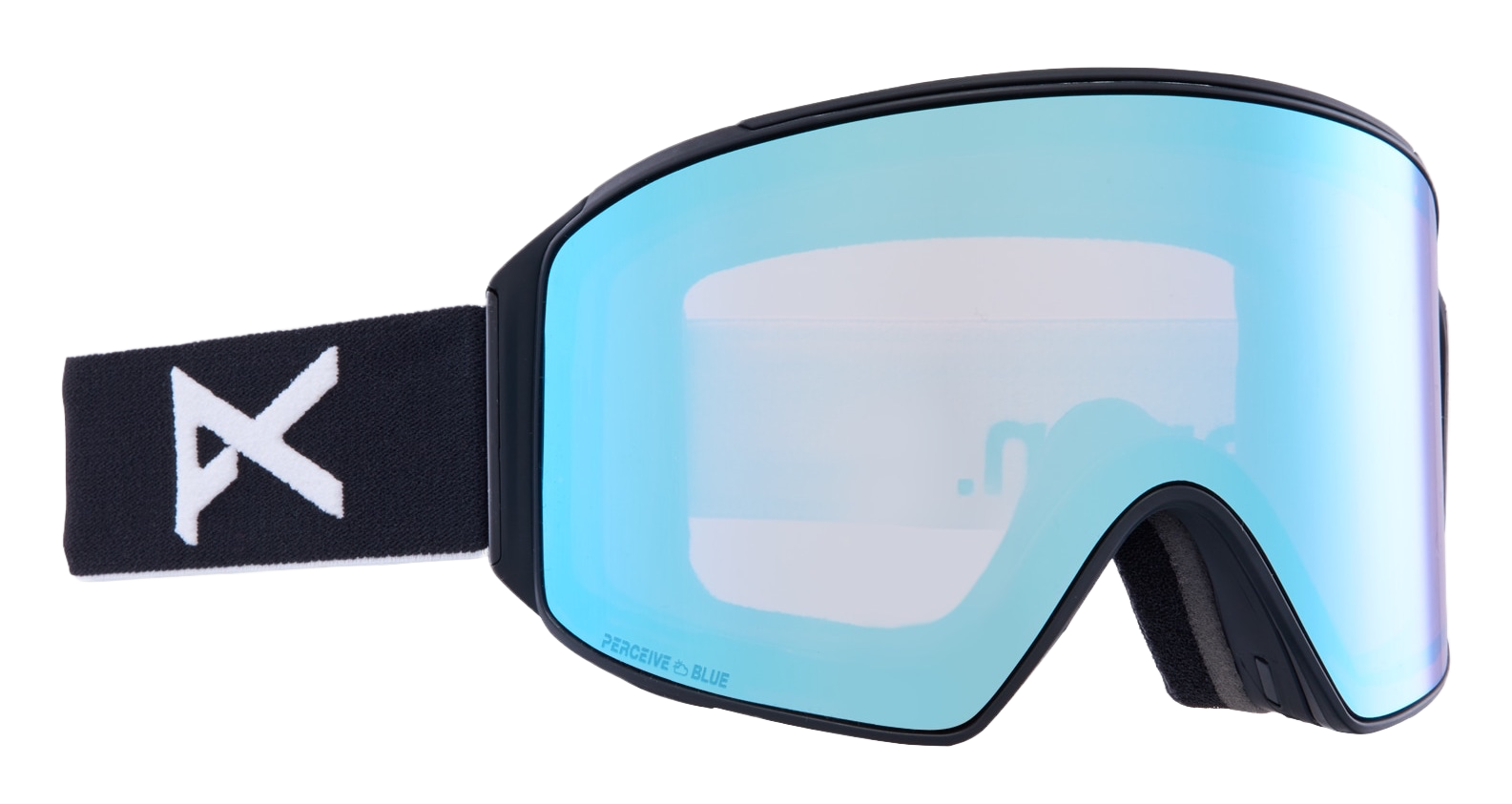 ANON M4 Cylindrical goggles - Black w/ Variable Blue