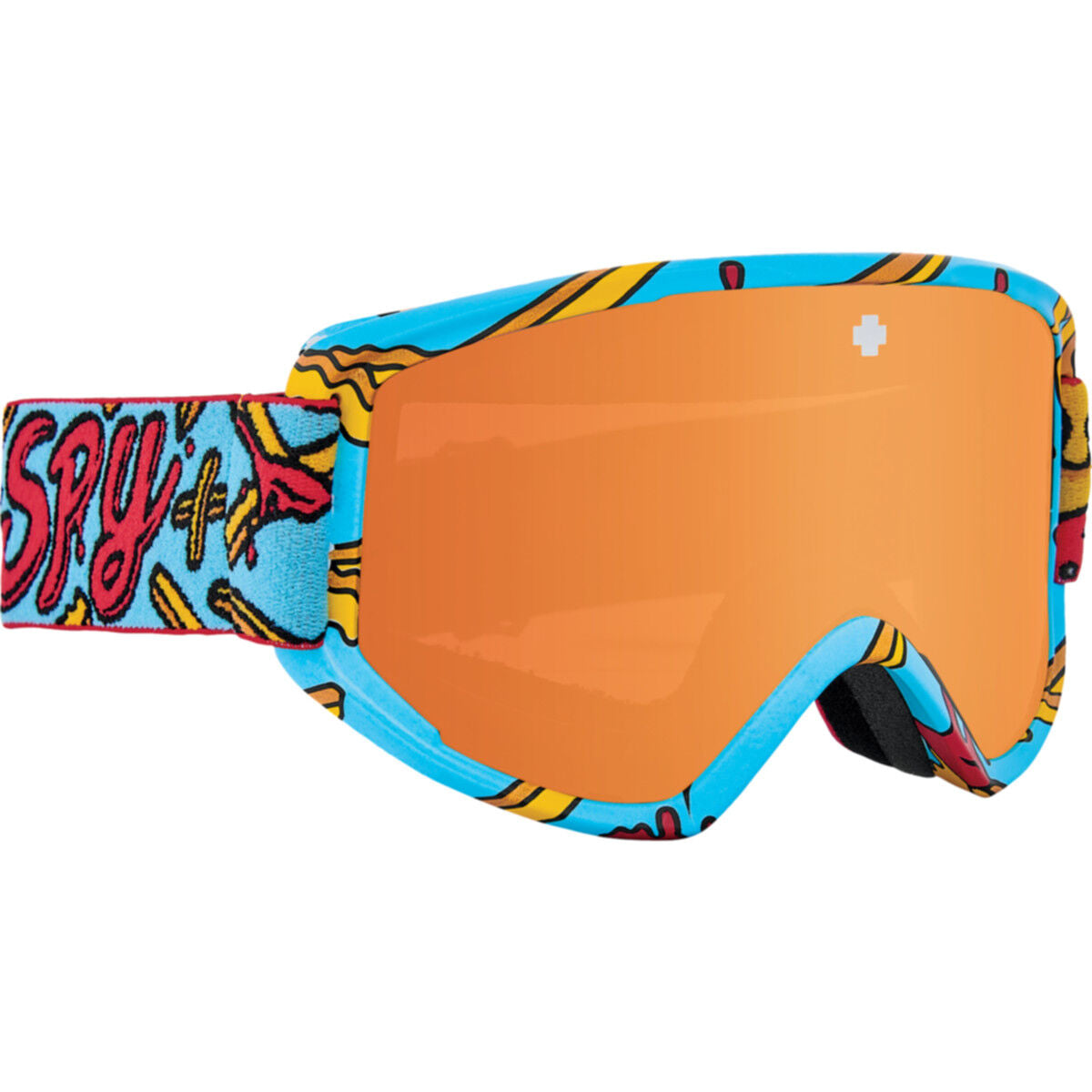 Spy Crusher Elite Jr Pizza French Fries Goggle - LL Persimmon