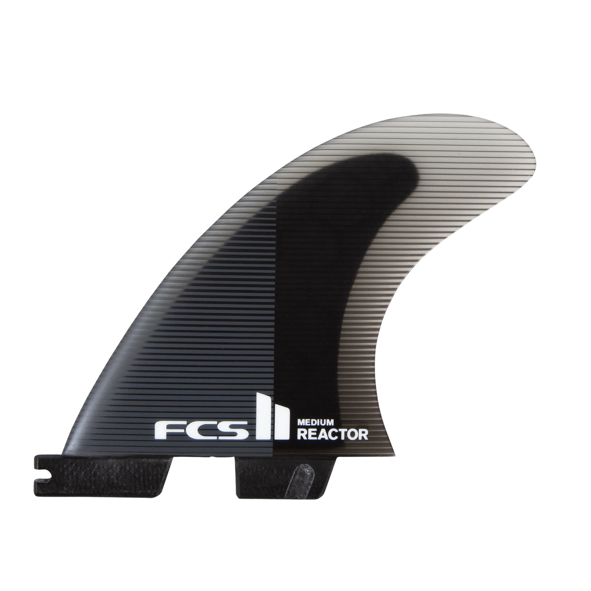 FCS II Reactor PC Large Fins - Charcoal Black