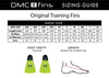 DMC Original Training Fins Pink/Charcoal