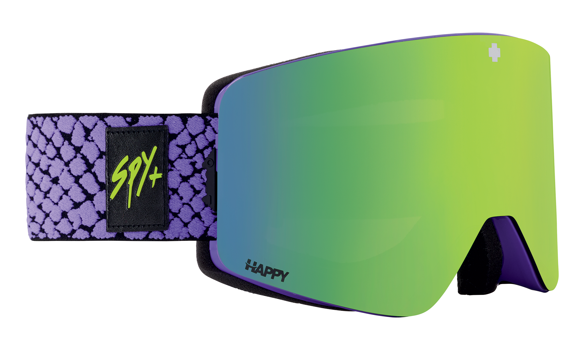 Spy Marauder Goggle Viper Purple - Happy Bronze with Green Spectra Mirror - Happy LL Persimmon with Silver Spectra Mirror