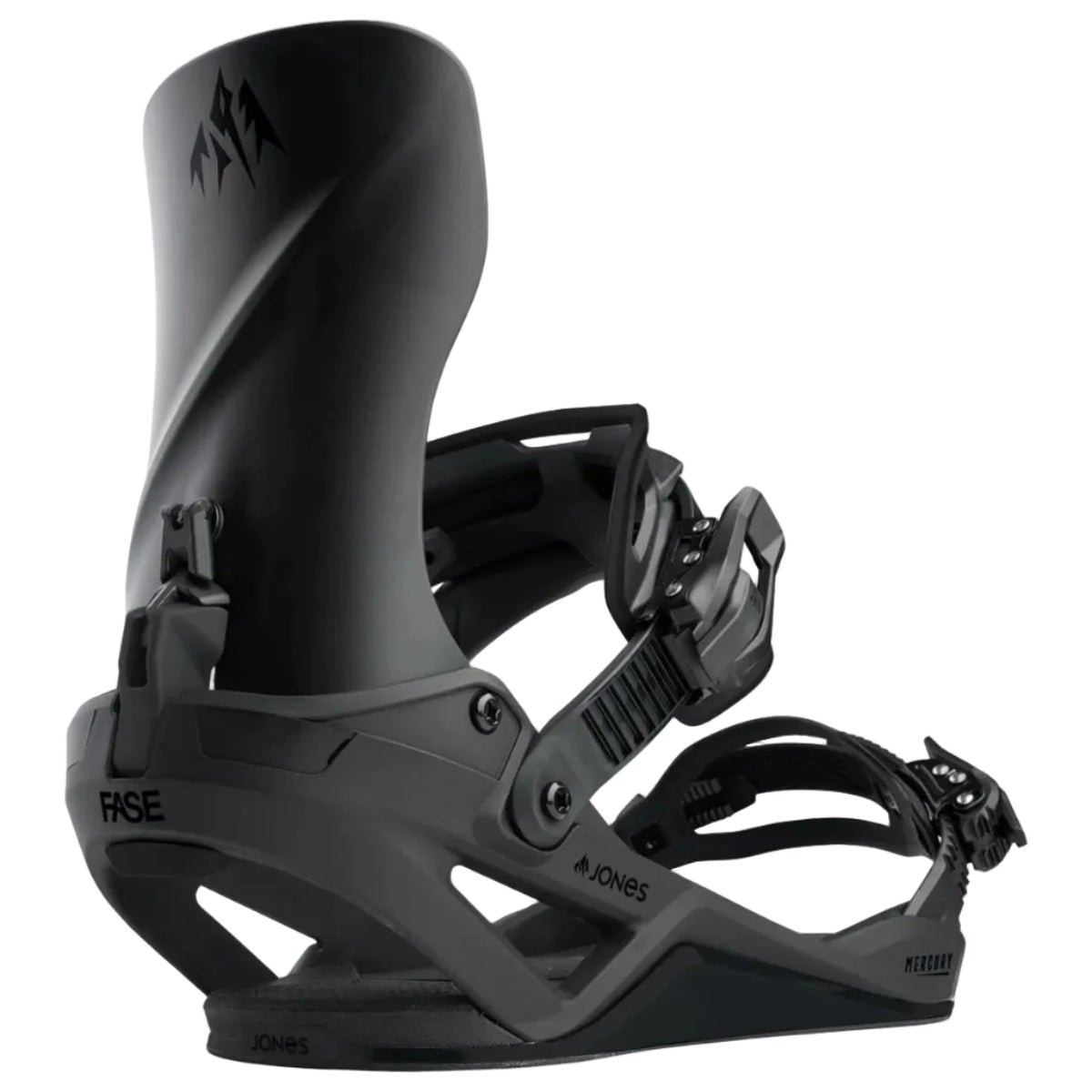 JONES Mercury FASE snowboard bindings 2027 - Stealth Black