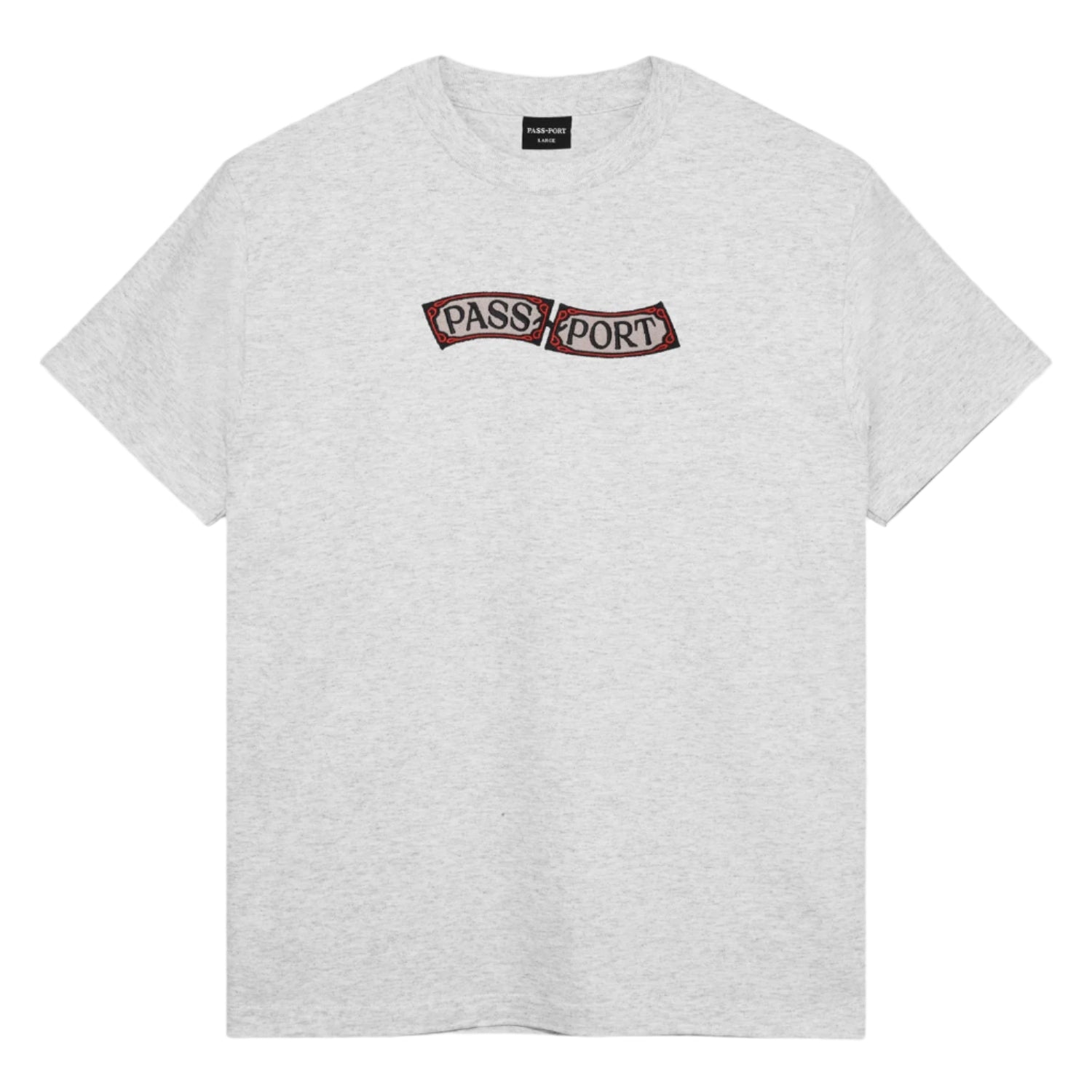 PASS-PORT Red Flag tee - Ash