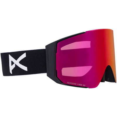 ANON Sync LB goggles - Black w/ Sunny Red
