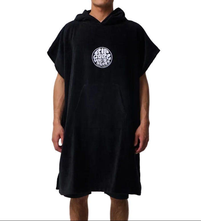 Rip Curl Logo Hooded Towel - Black