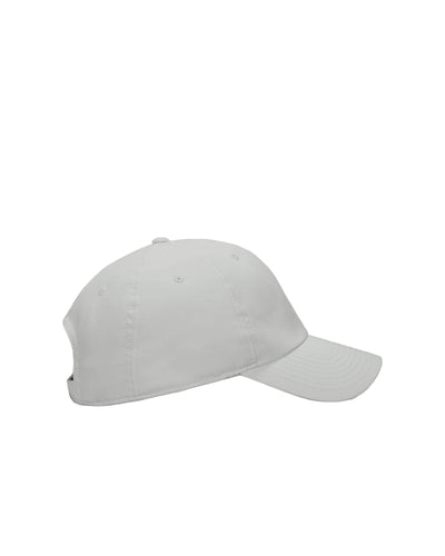 Nike Dri-Fit Club Unstructured Metal Swoosh running cap - Light Bone/Metallic Silver
