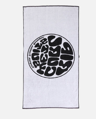 Rip Curl Logo Towel - Black