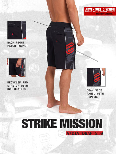 BILLABONG Adiv Strike Mission Dbah 2.0 Boardshort - Black