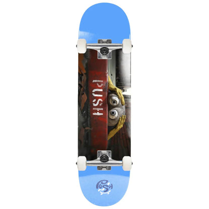 Globe CurbieComplete Skateboard - Blue 7.25in
