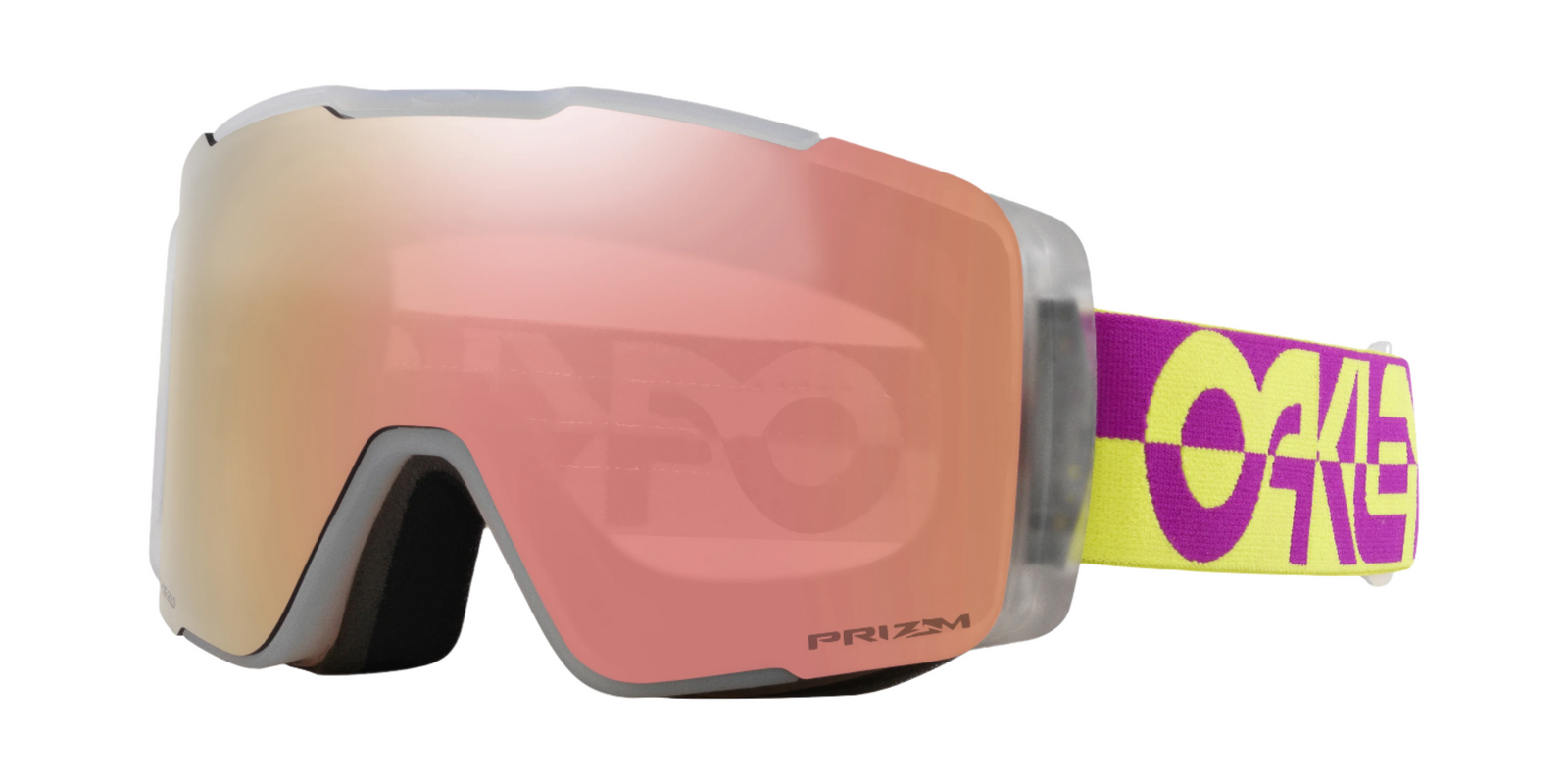 OAKLEY Line Miner Pro M AF goggles - Purple Yellow Duality w/ Rose Gold Iridium
