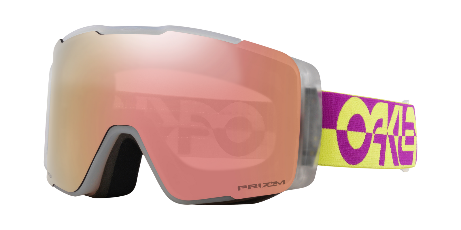 OAKLEY Line Miner Pro M goggles - Purple Yellow Duality w/ Rose Iridium