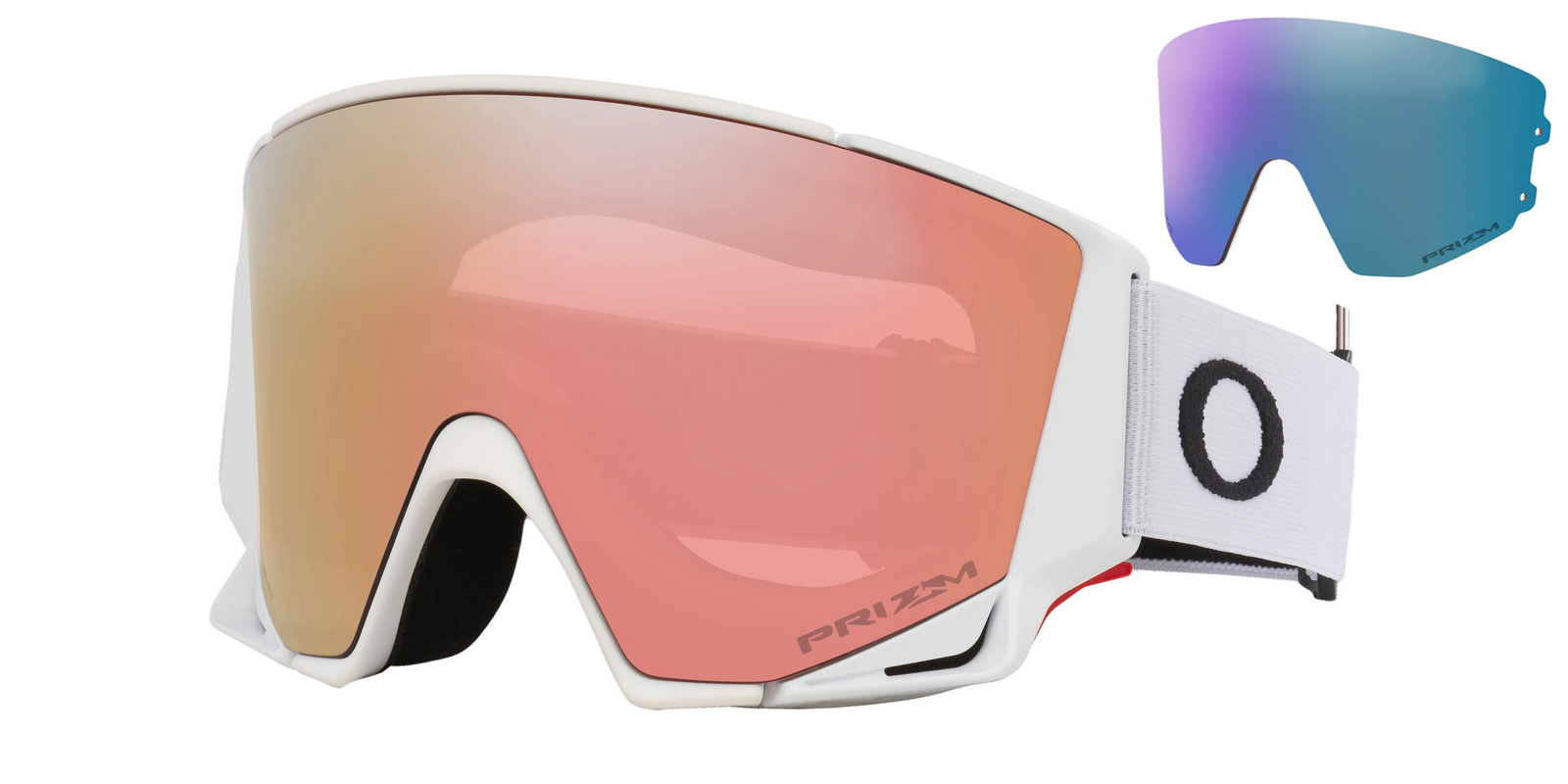 OAKLEY Flow Scape M AF goggles - Matte White w/ Rose Gold Iridium