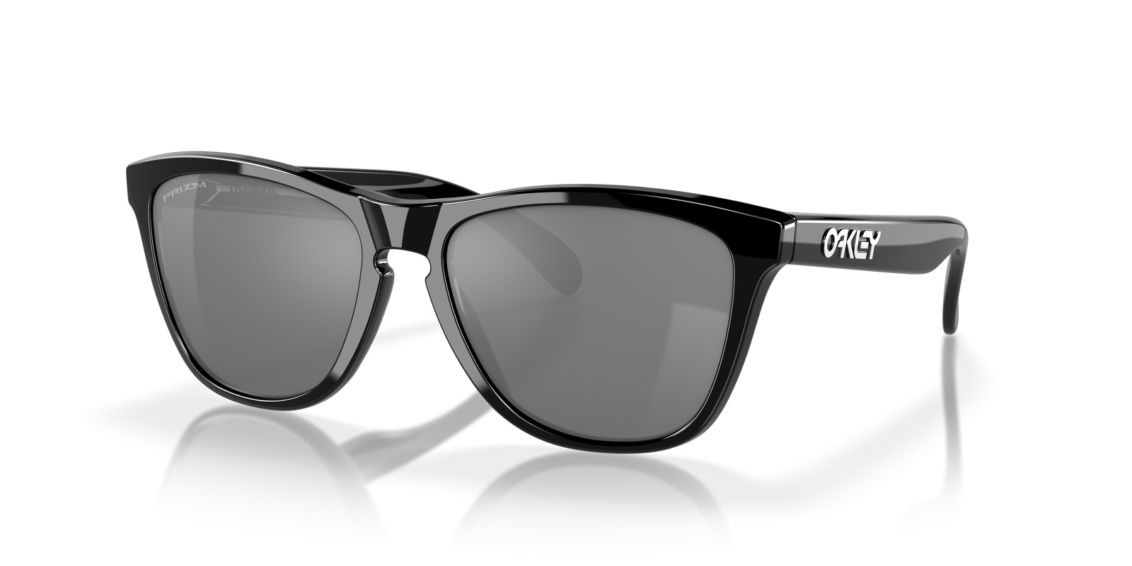 OAKLEY Frogskins sunglasses - Polished Black w/ Black