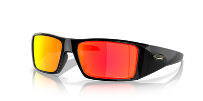 Oakley Heliostat Sunglasses - Polished Black w/Prizm Ruby