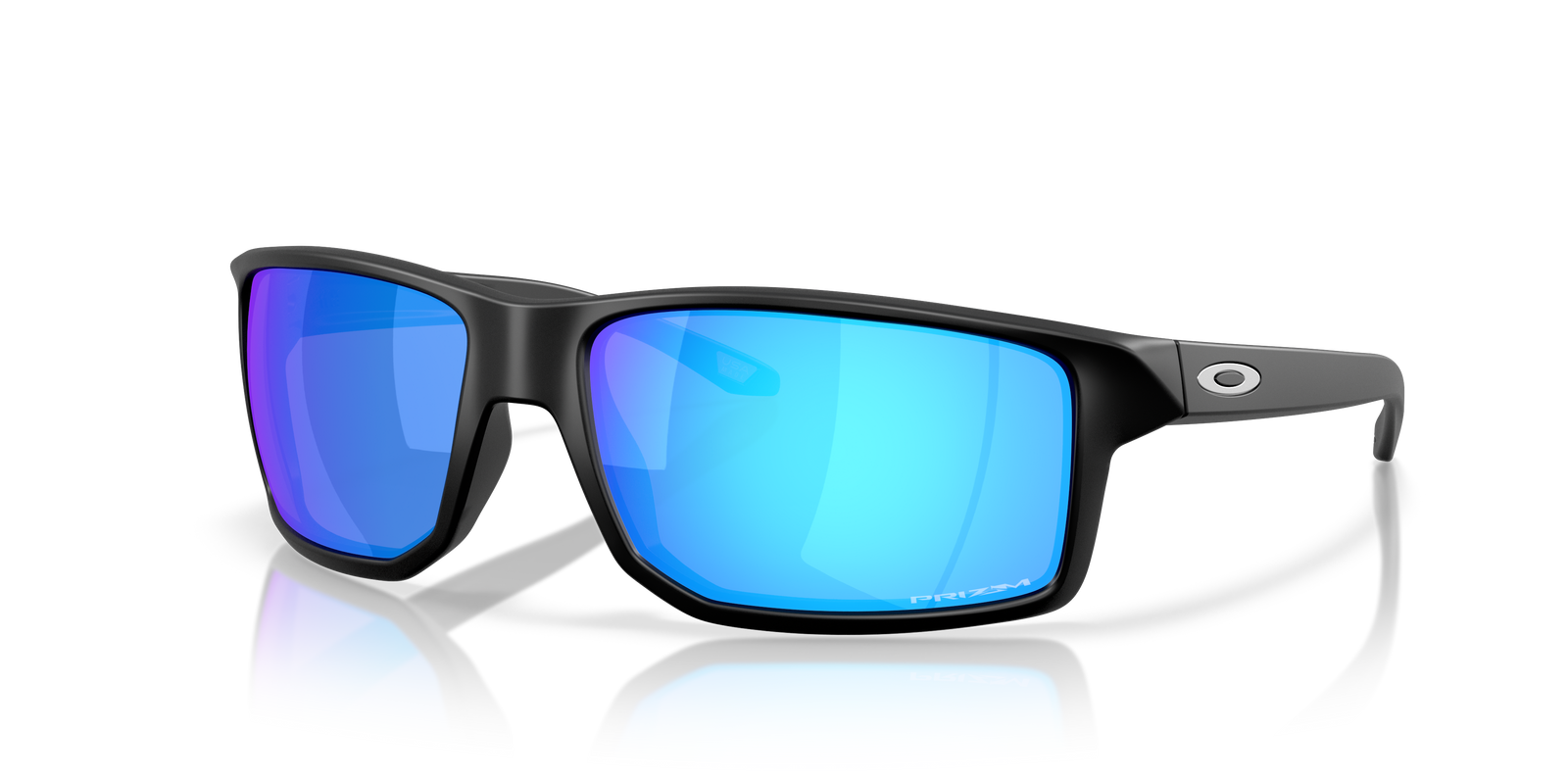 Oakley Gibston XL Sunglasses - Matte Black w/Prizm Sapphire