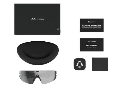 OAKLEY Meta Vanguard Sunglasses - White w/Prizm Black