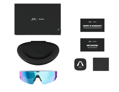 OAKLEY Meta Vanguard Sunglasses - White w/Prizm Saphhire