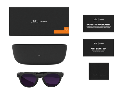 OAKLEY Meta HSTN Sunglasses - Black w/Transitions Amethyst