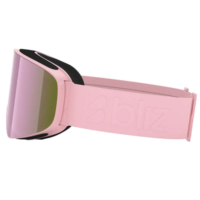 BLIZ Flow goggles - Matte Pink w/ Brown W Pink Multi