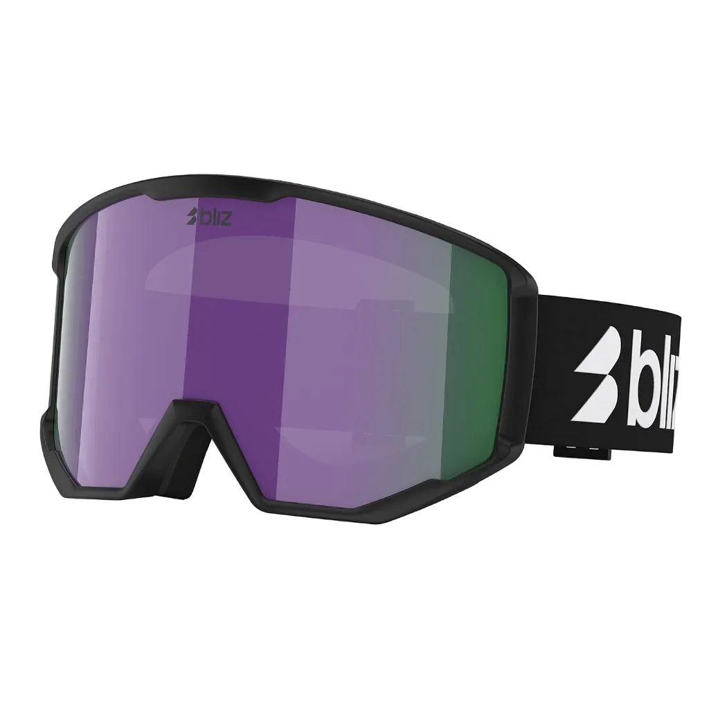 BLIZ Spark goggles - Matte Black w/ Brown W Purple Multi