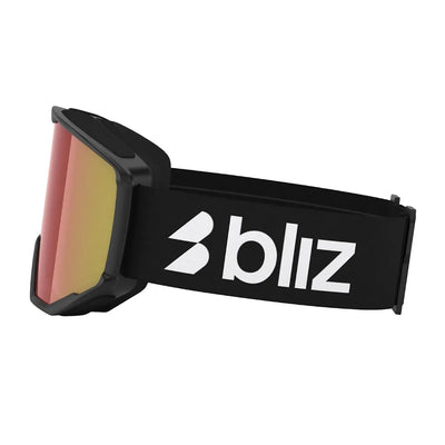 BLIZ Spark goggles - Matte Black w/ Brown & Red