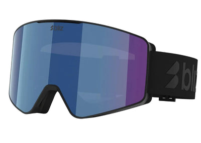 BLIZ G001 goggles - Matte Black w/ Brown w Blue Multi