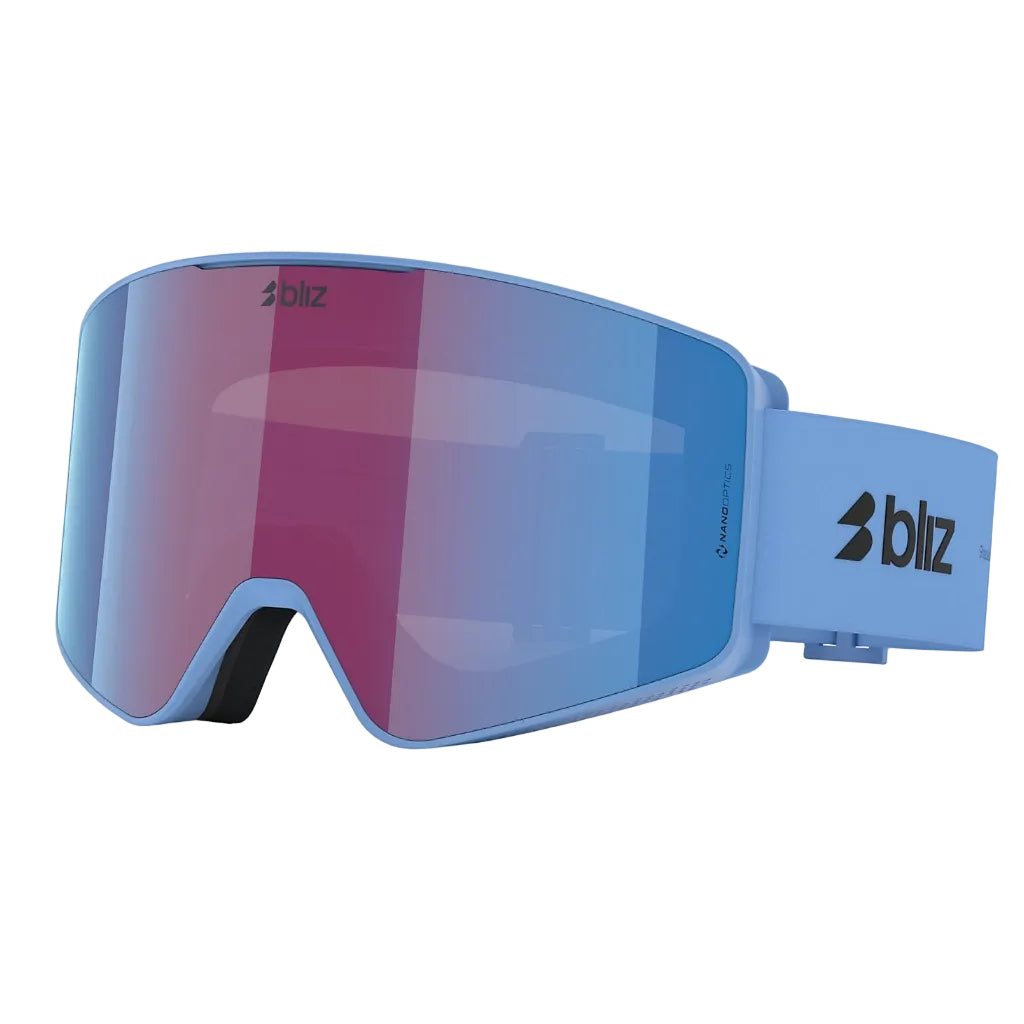 BLIZ G001 goggles - Matte Blue w/ N_O_N Violet & Blue