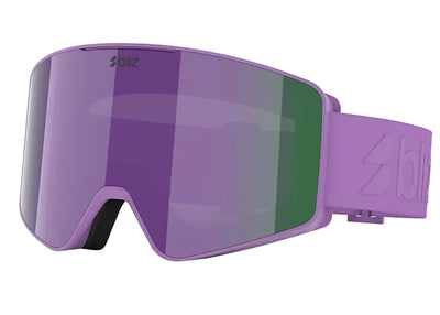 BLIZ G001S goggles - Matte Purple w/ Brown w Purple multi