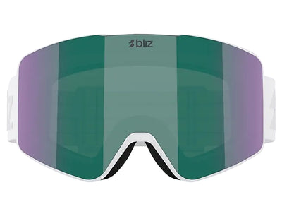 BLIZ G001S goggles - Matte White w/ Brown Green Mult
