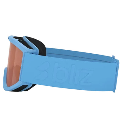BLIZ Pixie Jnr goggles - Matte Blue w/ Orange