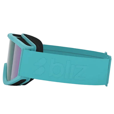 BLIZ Pixie Jnr goggles - Matte Turquoise w/ Brown W Green Multi
