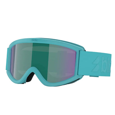 BLIZ Pixie Jnr goggles - Matte Turquoise w/ Brown W Green Multi