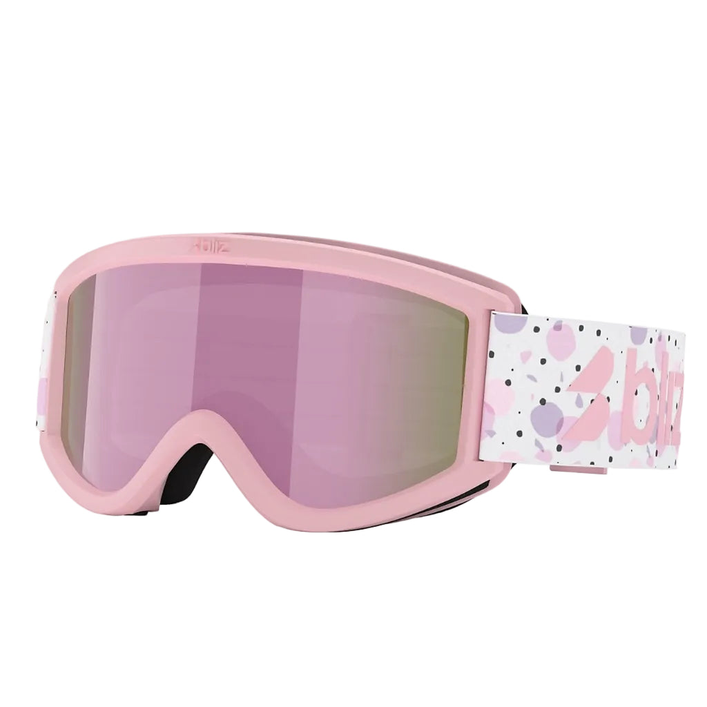BLIZ Pixie Jnr goggles - Matte Pink w/ Brown W Pink Multi