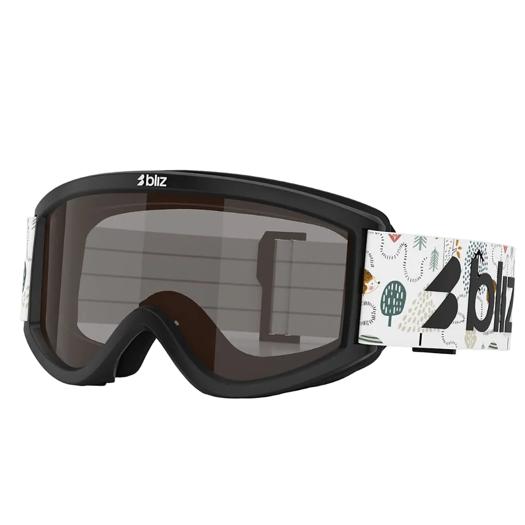 BLIZ Pixie Jnr goggles - Matte Black w/ Brown