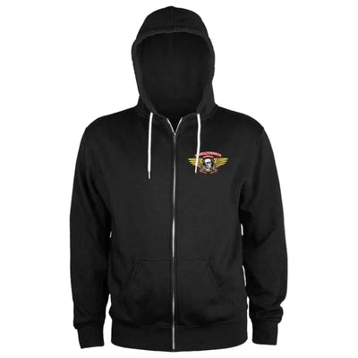 POWELL PERALTA Winged Ripper zip hoodie - Black