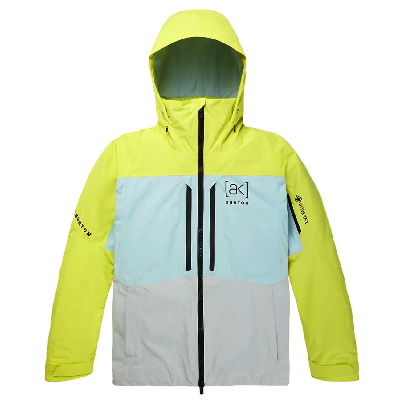 BURTON AK Gore-Tex Swash jacket - Limeade / Ballad Blue / Grey