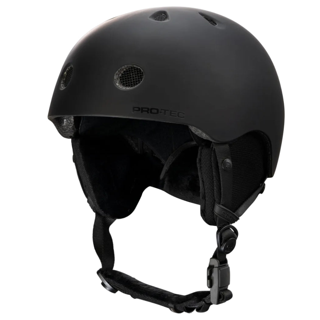 PRO-TEC Classic Snow helmet w/ fit dial - Stealth Black