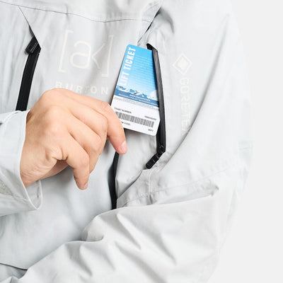 BURTON AK Gore-Tex LZ Down jacket - Grey Cloud