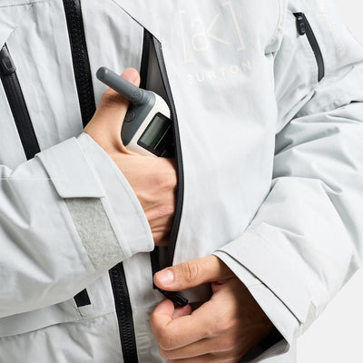 BURTON AK Gore-Tex LZ Down jacket - Grey Cloud