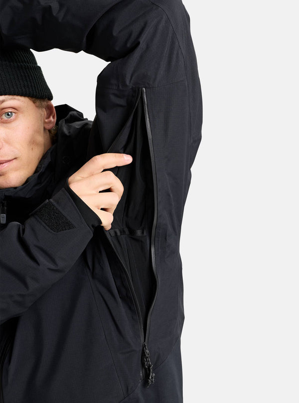 BURTON AK Gore-Tex LZ Down jacket - Black - STM Snow Surf Skate