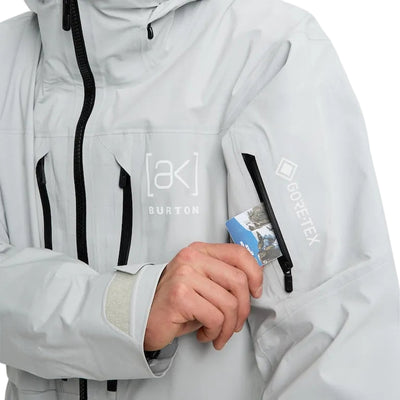 BURTON AK Gore Hover 3L jacket - Mens - Gray Cloud