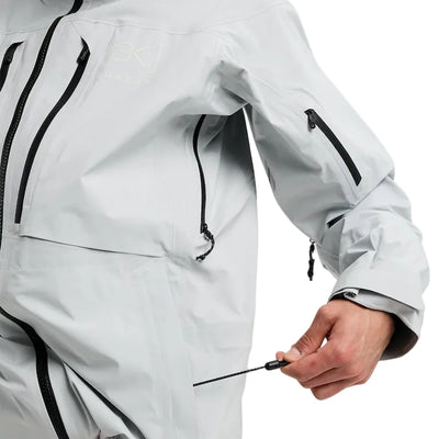 BURTON AK Gore Hover 3L jacket - Mens - Gray Cloud