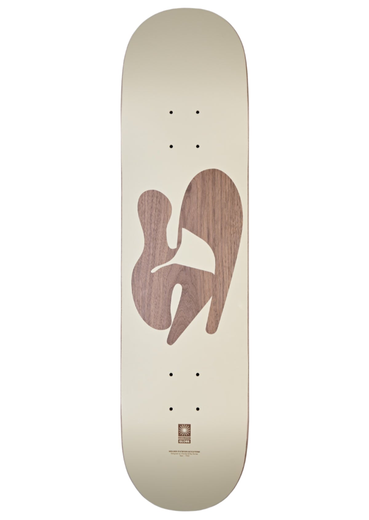 Globe x Eames skateboard deck - Plywood Sculpture - 8.0