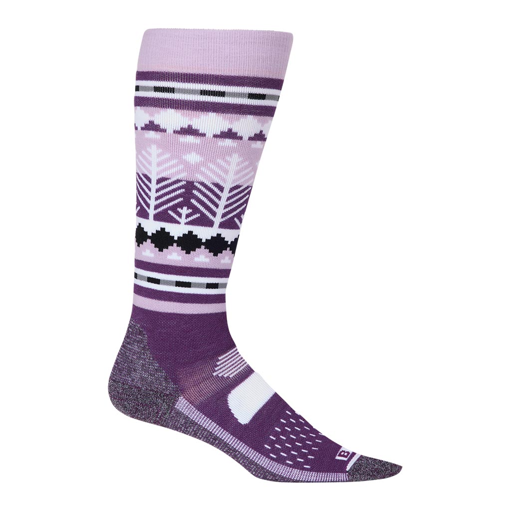 BURTON Performance Midweight socks - Womens - Snowy Pines
